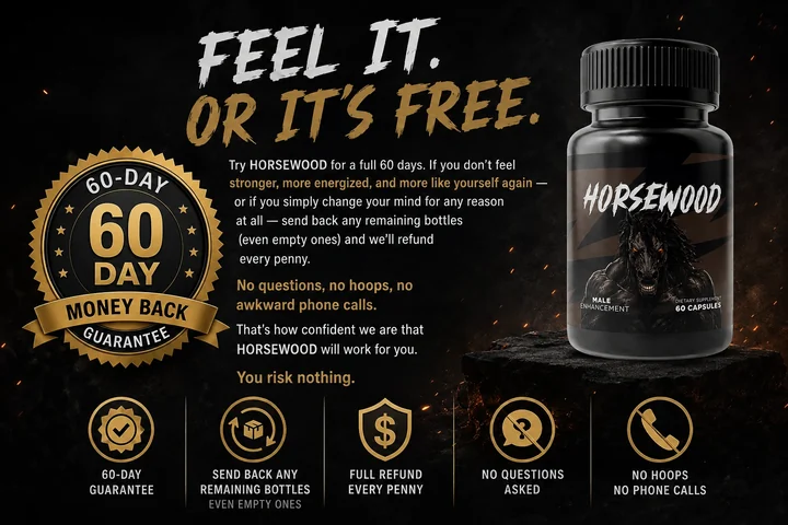 Horsewood 60-day money-back guarantee badge